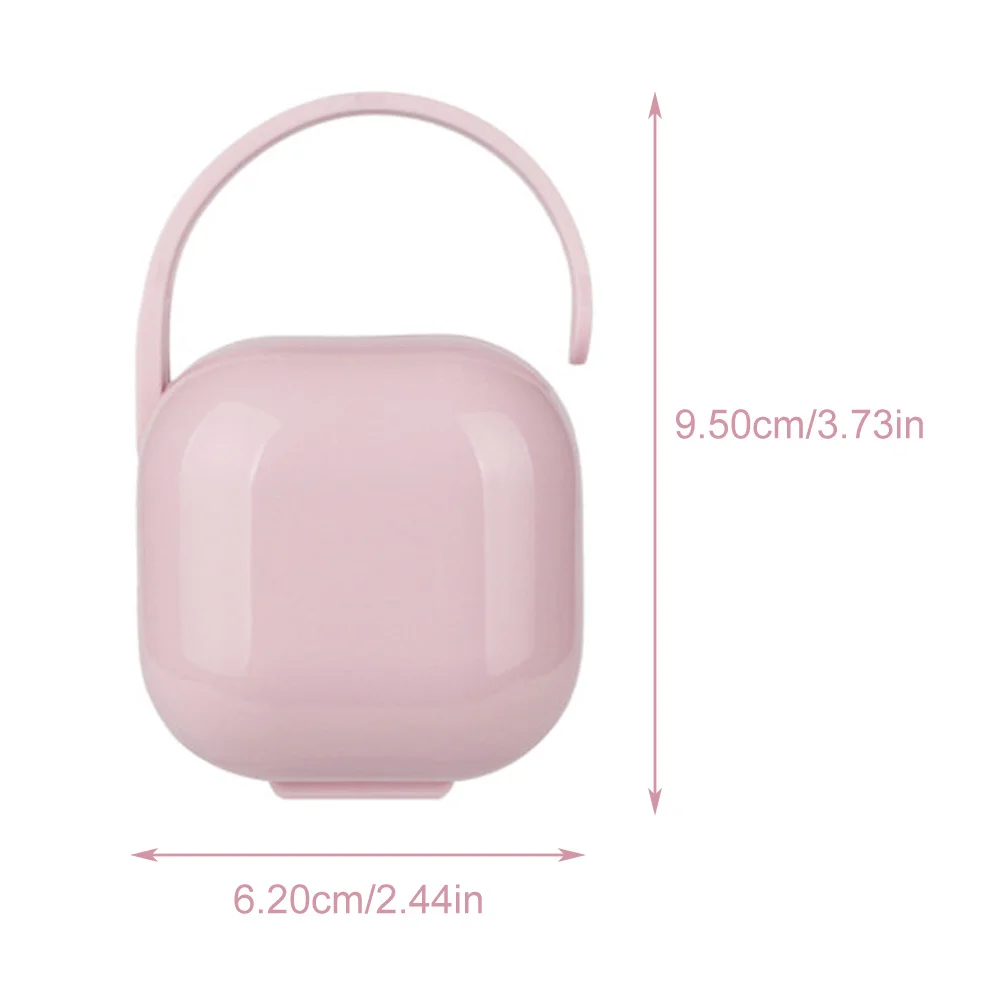 8 قطعة حافظة حاوية اللهاية حامل مصاصة السفر تصميم محمول آمن وصحي لعربة الأطفال أو حقيبة الحفاضات #4