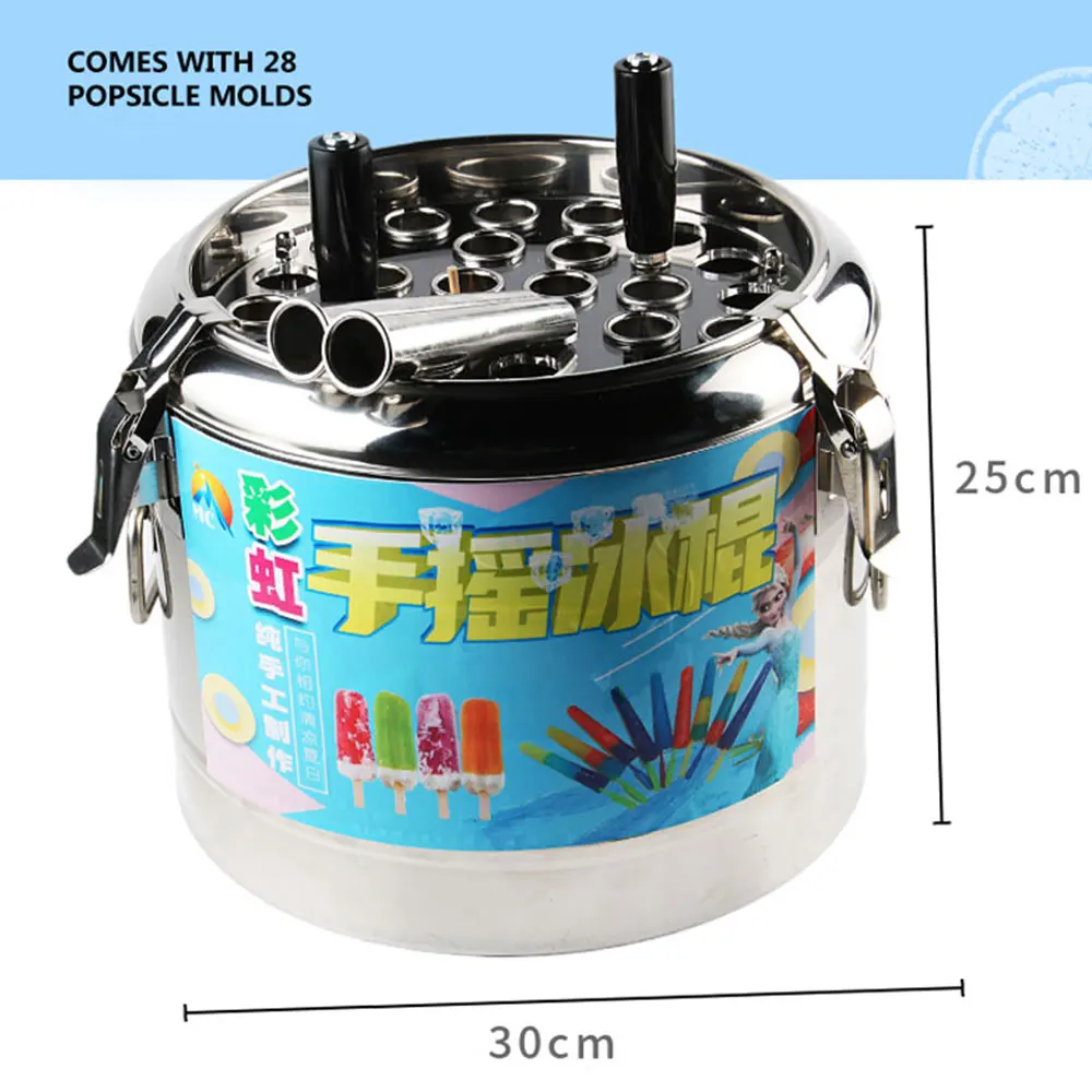 

2025 Version Ice Cream Machine Rainbow DIY Popsicle Making Machine