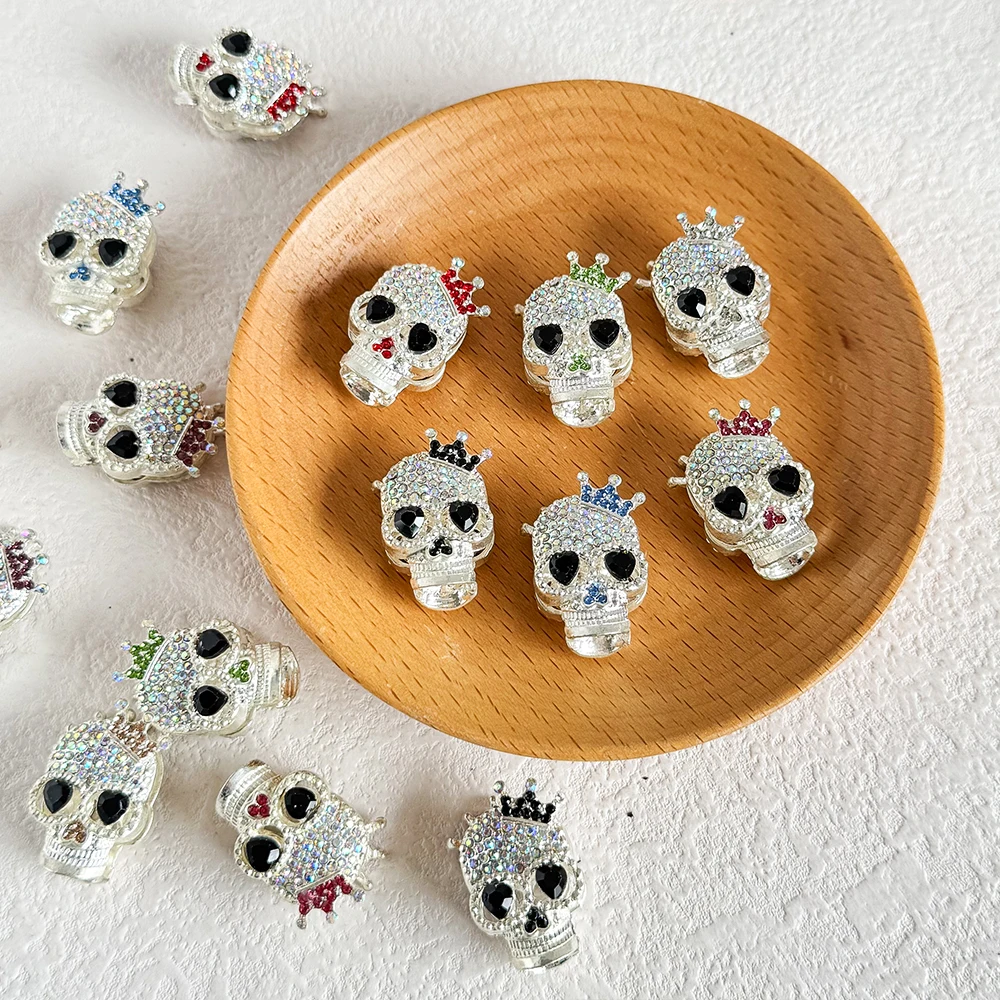 

Cordial Design 19*29MM 20Pcs DIY Bead/Rhinestone Effect/Hand Made/Skull Shape/Alloy Bead/Jewelry Findings & Components #19053