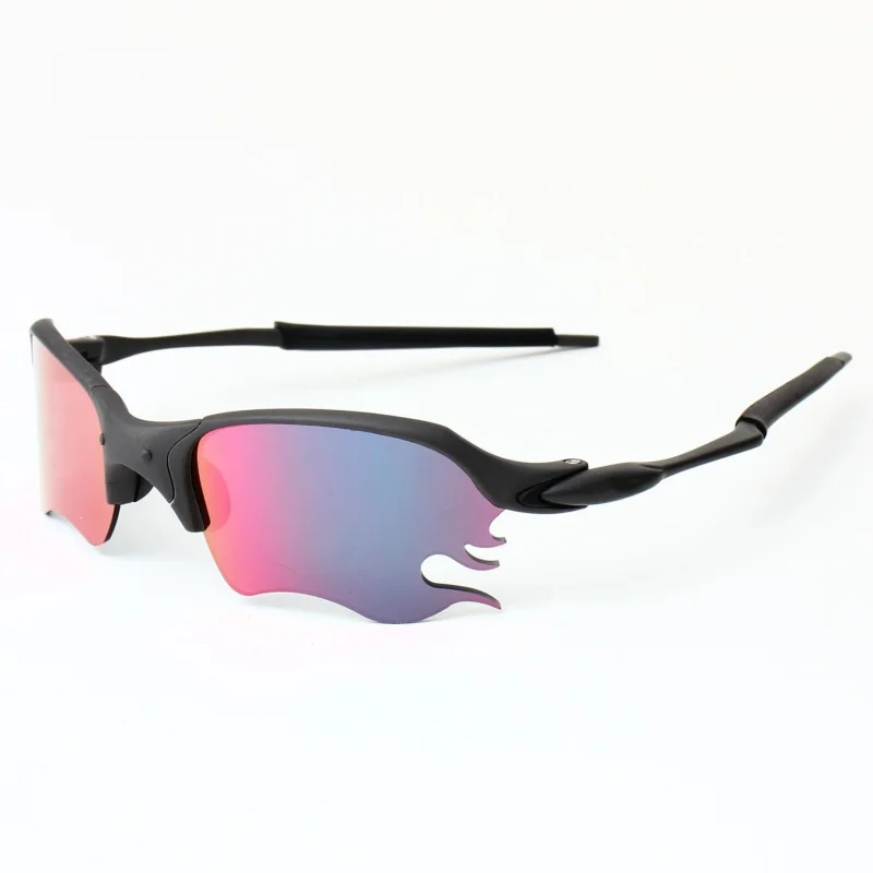 nuevas gafas de sol deportivas europeas y americanas forma de llama y irregular estilo retro de moda para hombres y mujeres ideales para andar en bicicleta