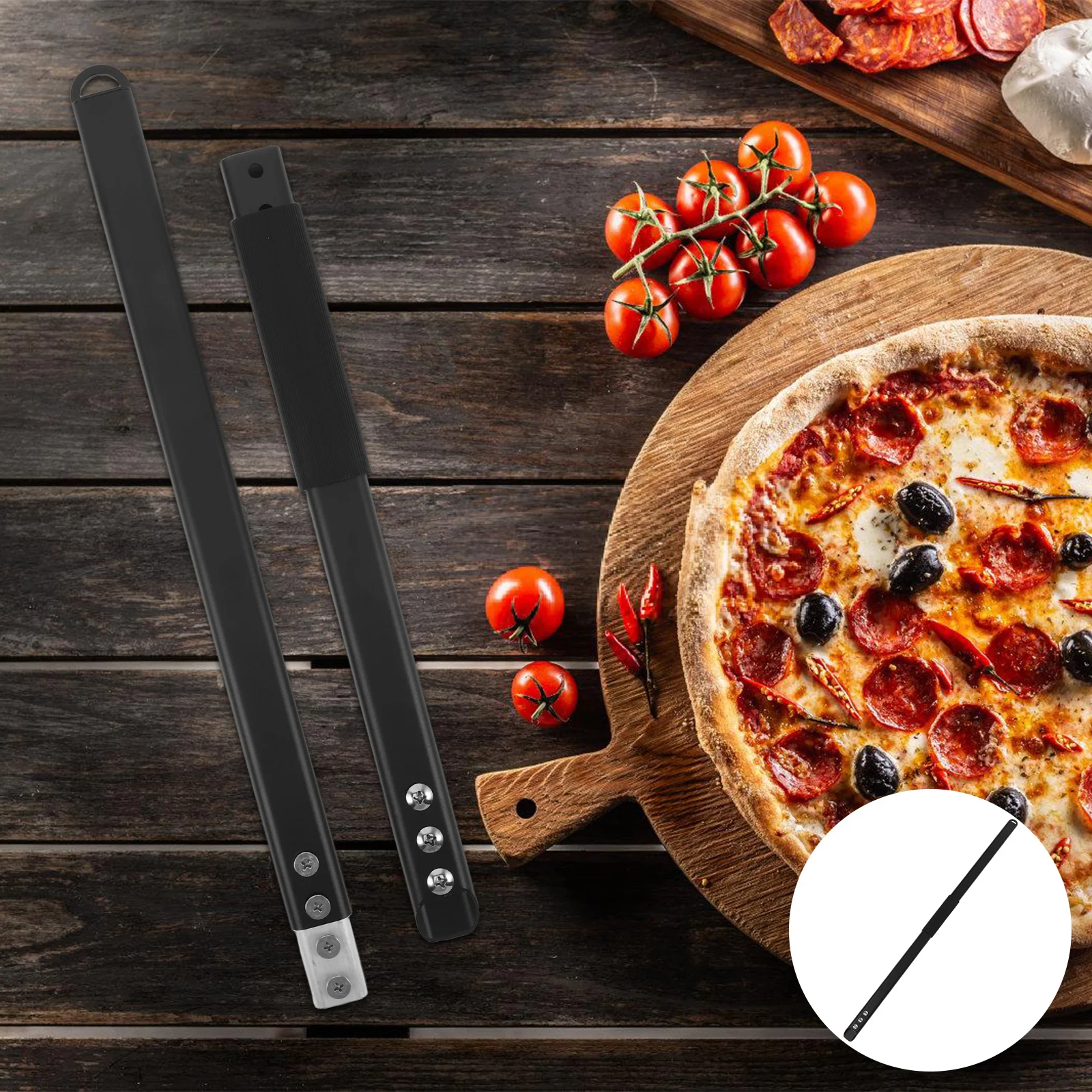 

Pizza Peel Replacement Handle 31 Inch Long Metal Cake Spatula Grip Aluminum Alloy For Baking Tools Pizza Shovel Replacement
