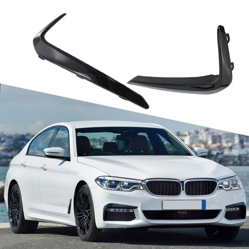 

Для BMW 5 серии M Sport G30 G38 2018 2019 2020, накладки на переднюю противотуманную фару, крышка лампы для бровей 51118070541 51118070542 НОВИНКА
