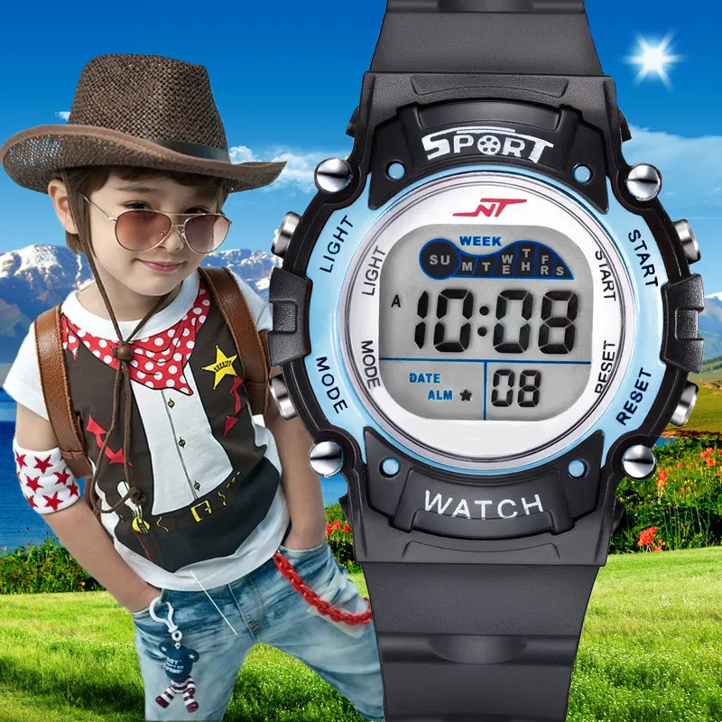 UTHAI CE01 kids watch Sports Electronic Digital Clock Girls and Boys Electronic Watch Waterproof Clock Gift Watch for children