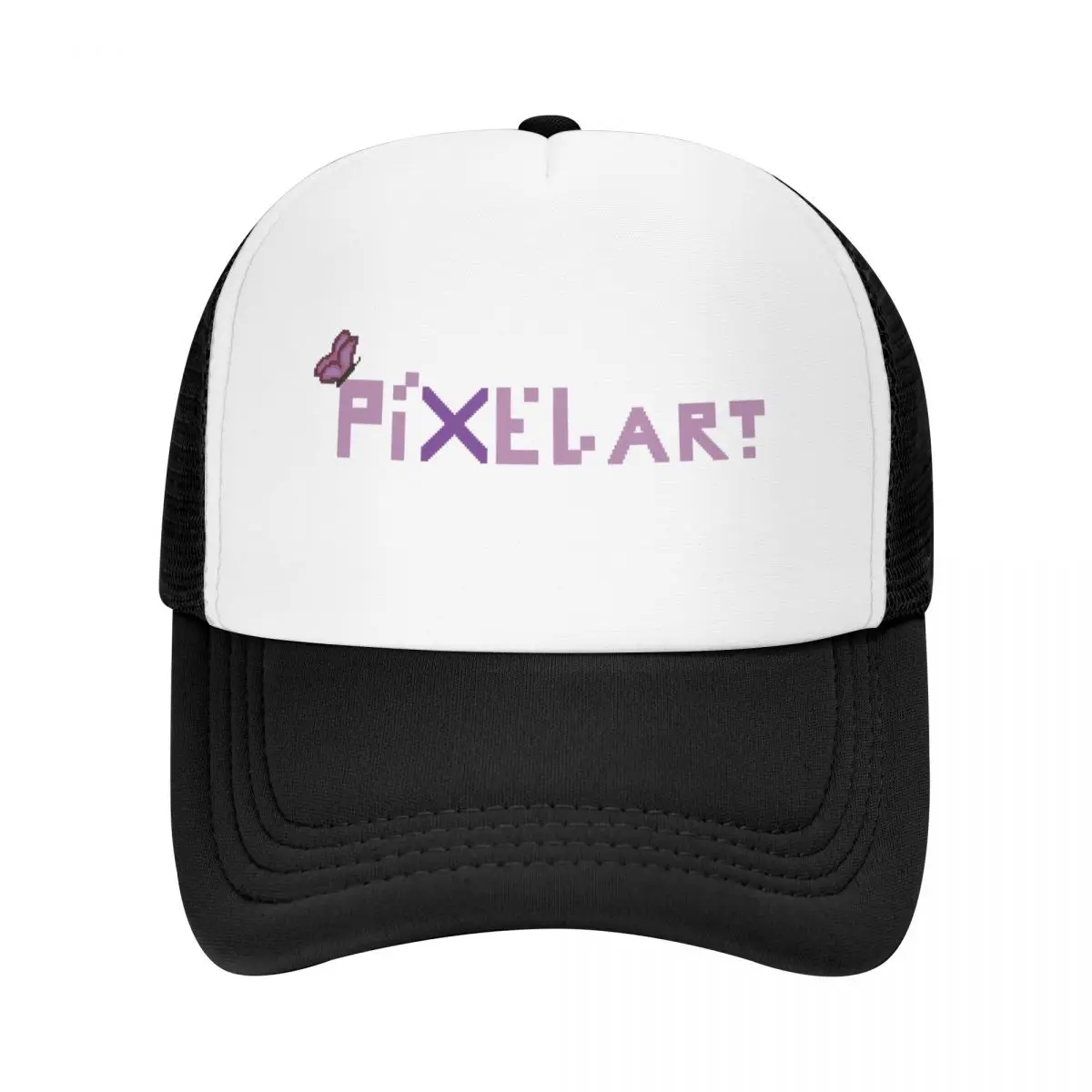 

First PixelArt for females Baseball Cap Trucker Hat hard hat golf hat genuine Men Golf Wear Women's