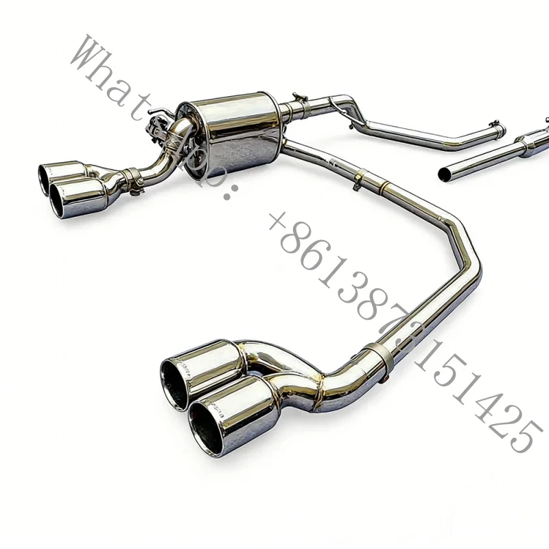 

Suitable 408 Stainless Steel Muffler Exhaust Pipe Racing Performance Competitive Modification Catback Exhaust System