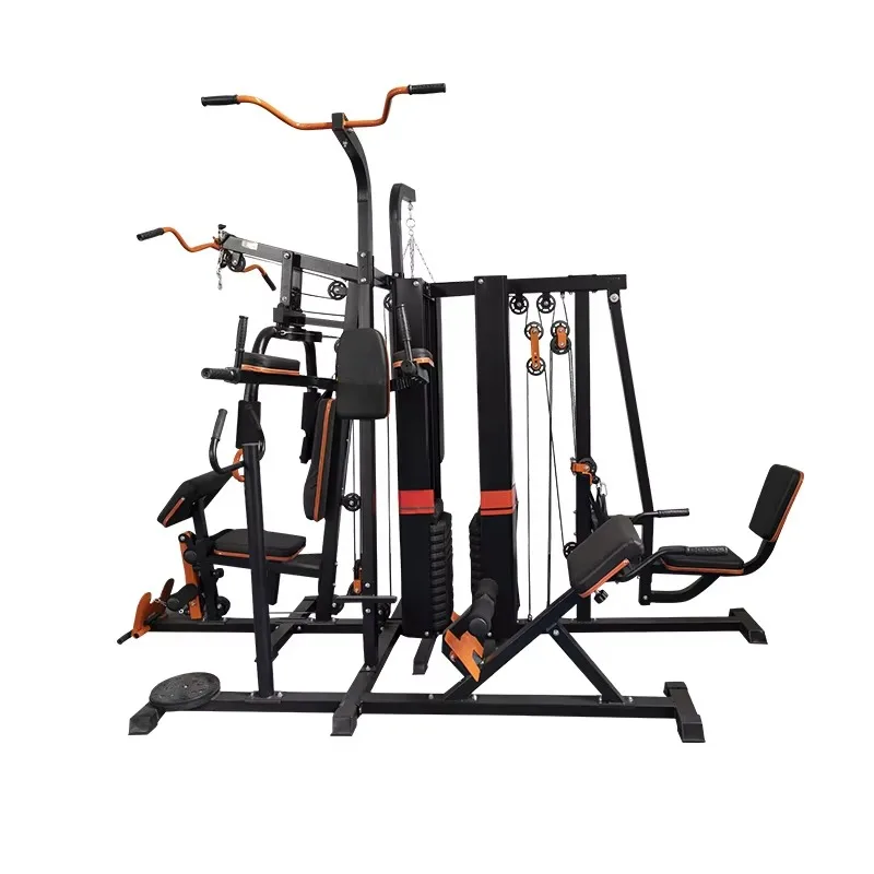 

Six Person Station Comprehensive Trainer Strength Instrument Combination Multi-functional Equipment Strength Training Set