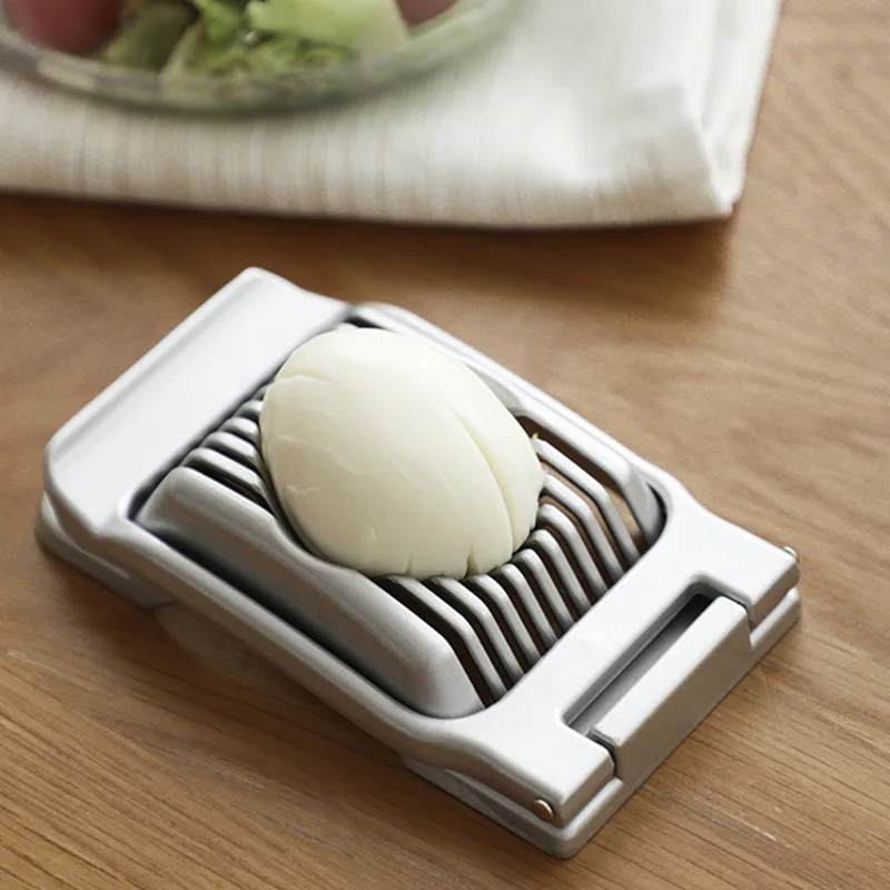 

Egg Slicer for Hard Boiled Eggs Stainless Steel Wire Egg Slicer Dicer Cutter Kitchen Strawberry Mushroom Slicer