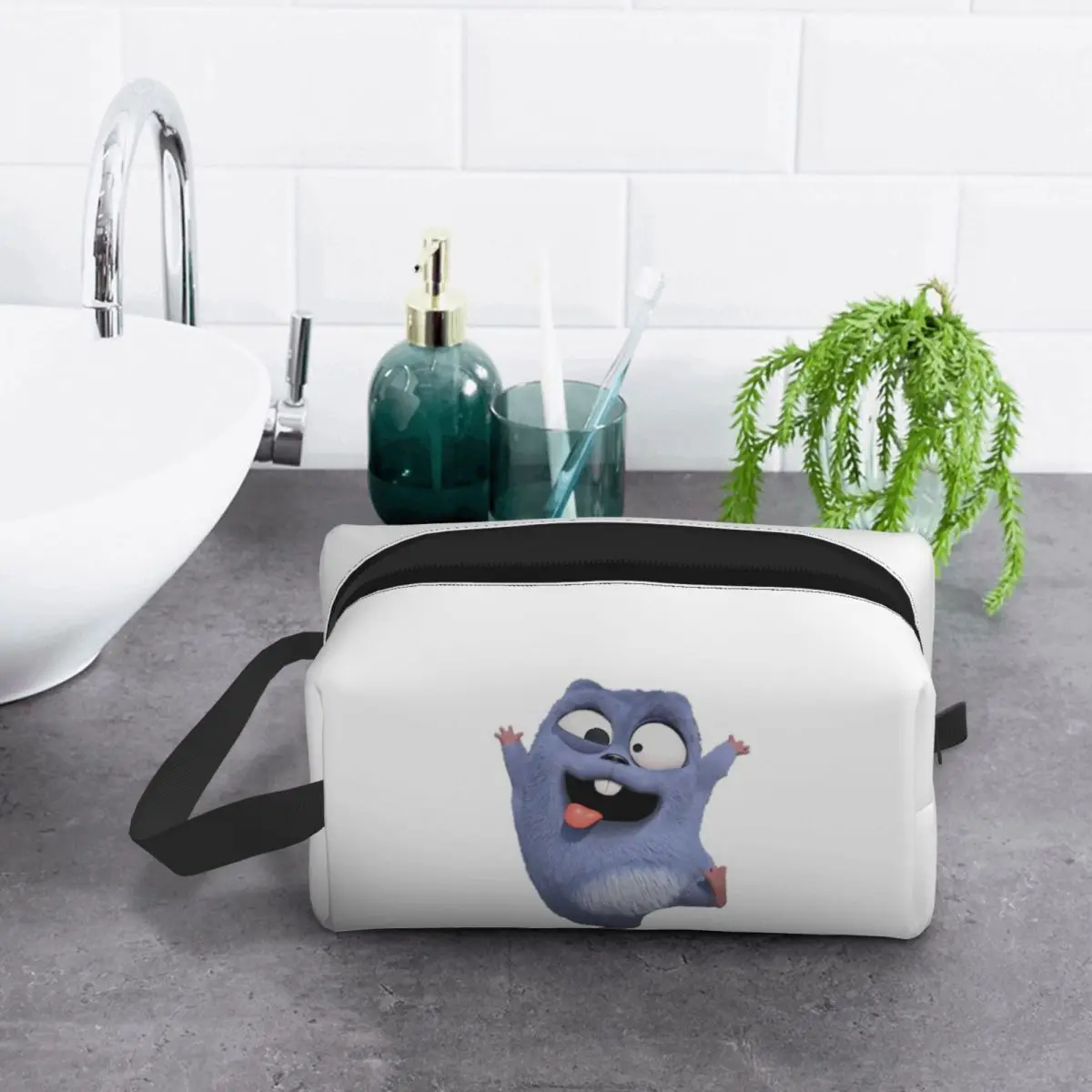 Happy Lemmings Tabodi And Grizzy Pencil Case for Kids Pen Box Pencil Bag Stationery Supplies Women Organizer Pouch
