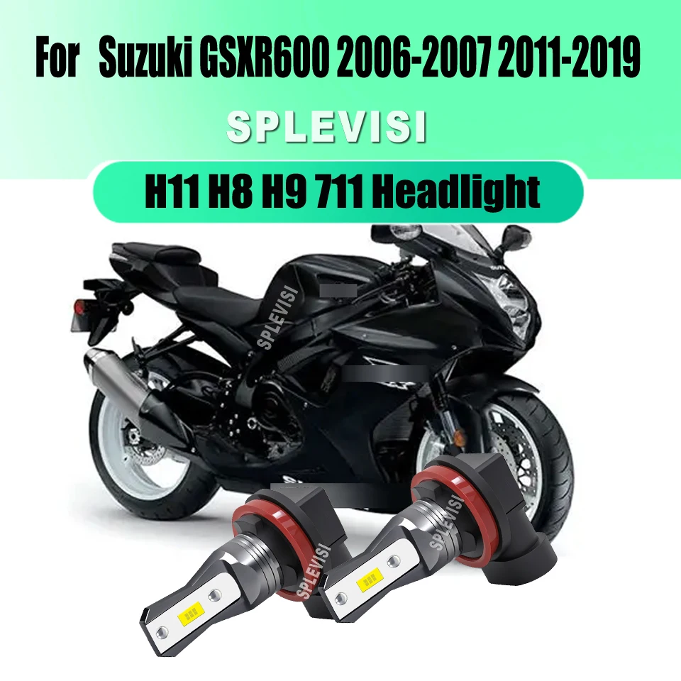 

H11 H8 H9 Motorcycle Headlight Bulbs -Complete Plug & Play Kit Fits For Suzuki Hayabusa GSX1300R 2008 2009,2011 2012 2013-2019