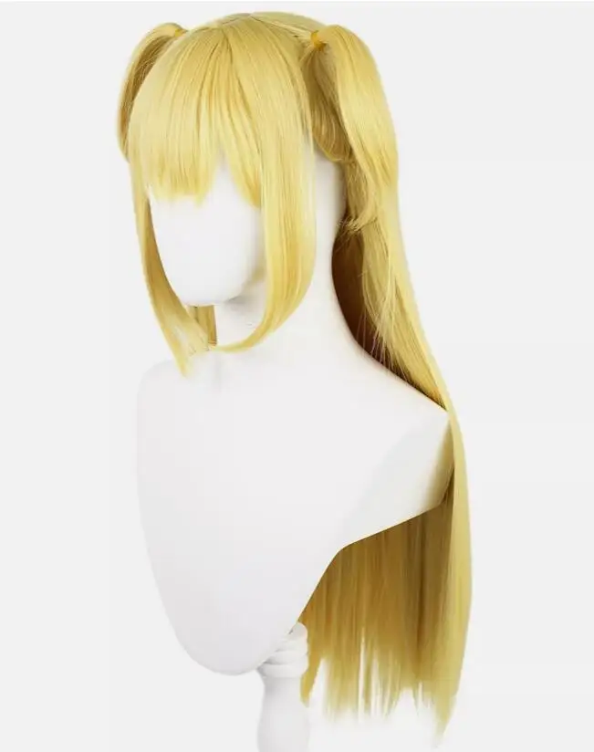 New Yellow Straight Cosplay Wig Perfect for Halloween Anime