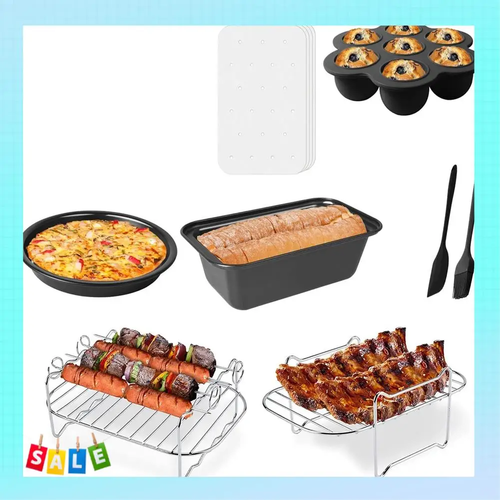 

A56X 1 Set Air Fryer Accessories For Ninja Dual Air Fryer AF300UK, AF400UK & Most 3.7Qt - 4.2Qt