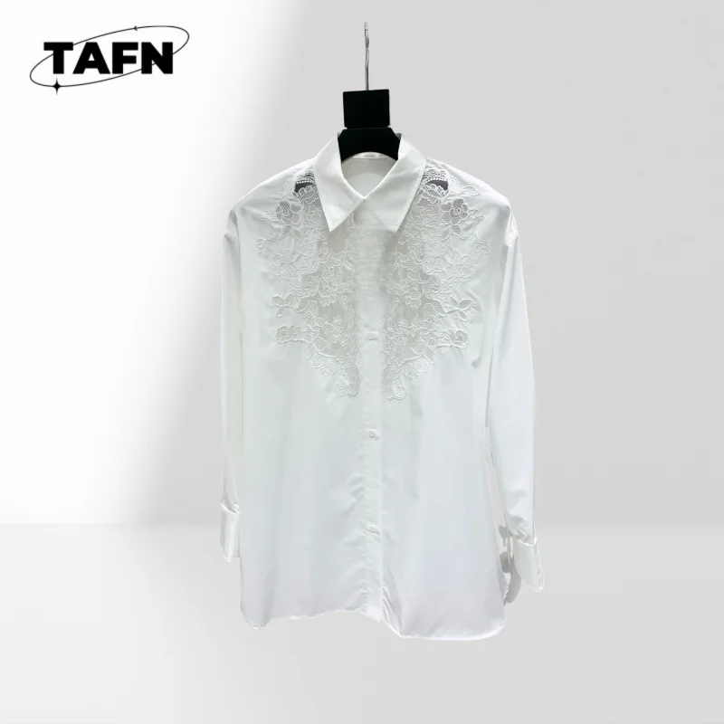 

Women's Longline Shirt Elegant Workwear Tunic Blouse Women's Ruffle Collar Shirt Office Long Sleeve Blouse AH01620