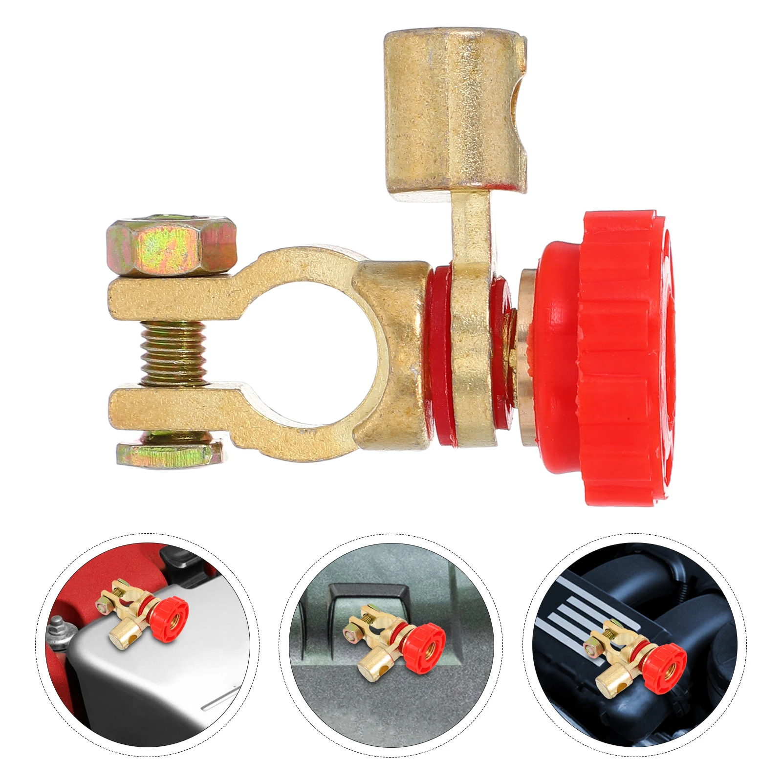 

Верхний клеммный разъем, медный автомобильный зажим, быстросъемный электрический клеммный зажим для тяжелых грузовиков, чистая медь