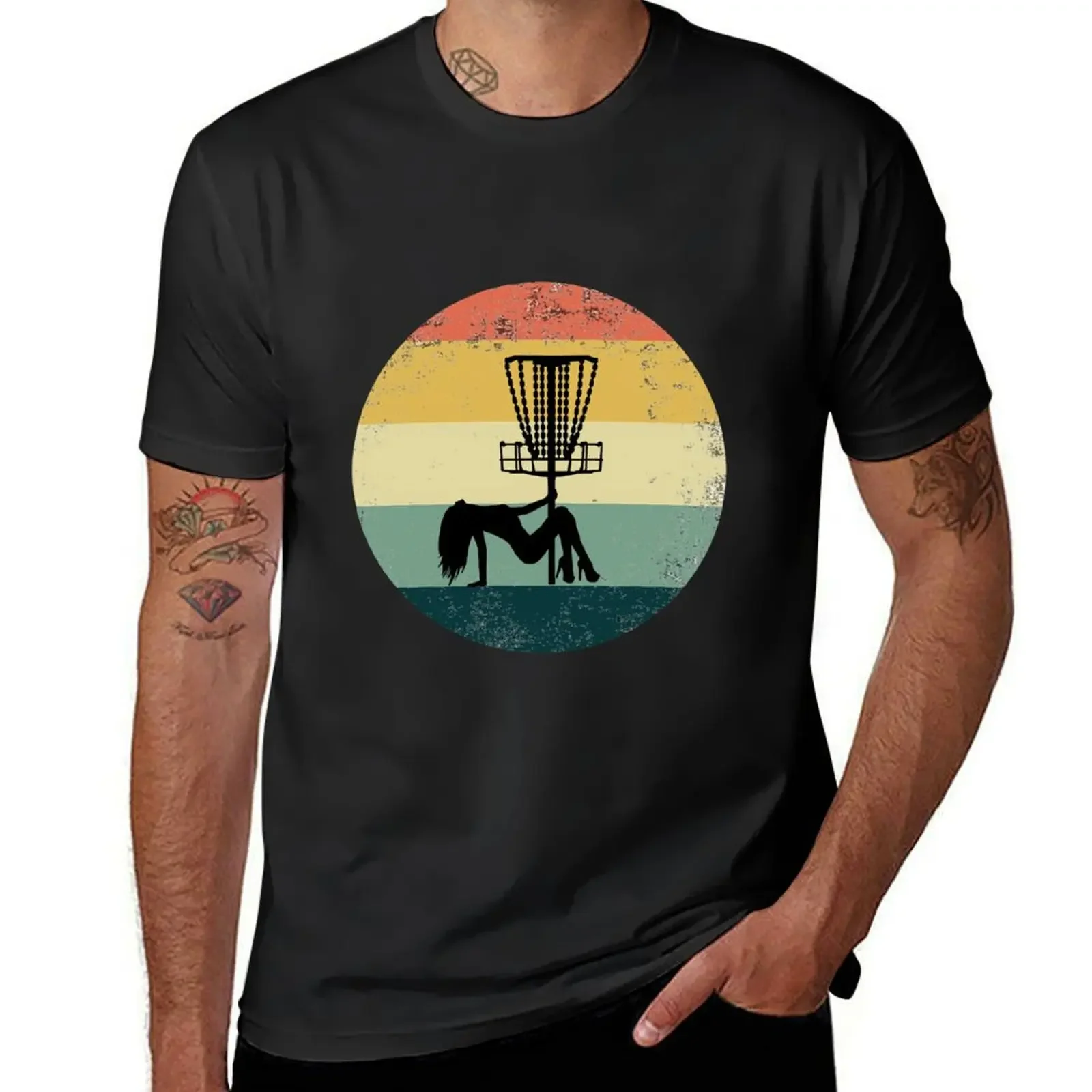 Funny Disc Golf, Pole dancing, for disc golf lover and pole dancing lover T-Shirt rapper graphic tees funny t shirts for men