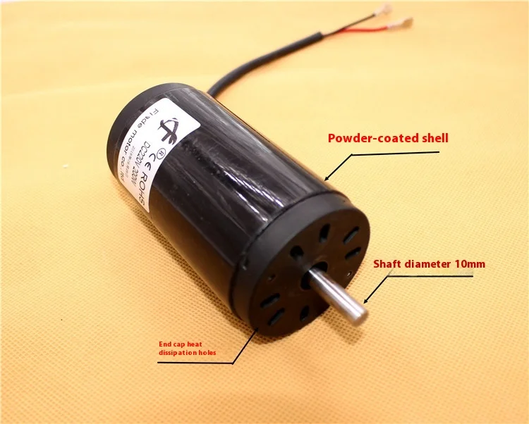 220V 200W High Power Permanent Magnet DC Generator - Hand Crank/Pedal Power, Heavy Duty Motor for Battery Charging DIY Kit