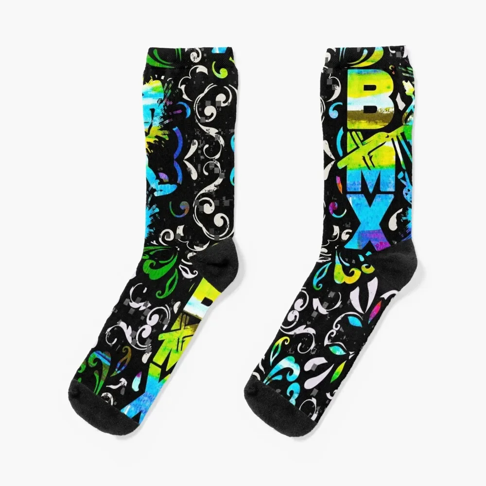 

Bmx Apparel | Bmx Freestyle Pattern Socks cycling winter thermal Run Men's Socks Women's