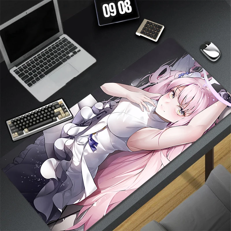 

Mousepad Computer Gaming Accessories Keyboard Pad Office PC Rubber Mouse Pad Decoracion Desk Blue Archive Misono Mika Mouse Mat