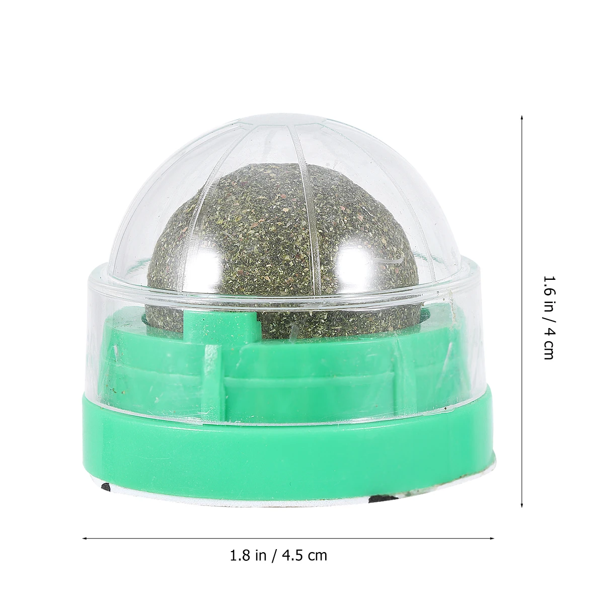 

2Pcs Rotatable Cat Licking Mint Ball Natural Catnip Candy Treats Snacks Pet Supplies Green Catnip