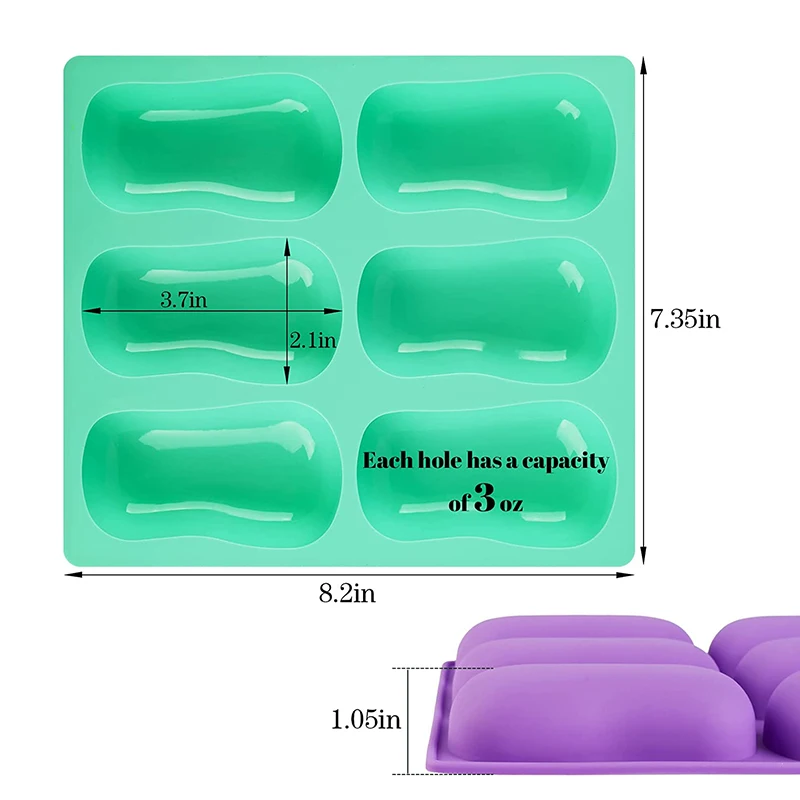 Classical Soap Silicone Molds DIY Handmade Plain Bath Bomb Making Supplies Mousse Baking Mould Moldes Para Jabones Artesnales