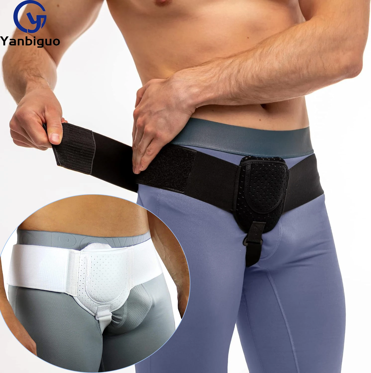 Everyday Medical Hernia Guard / Inguinal Hernia Belt,For Men Left or Right Side&Post Surgery Inguinal Hernia Support Truss brace