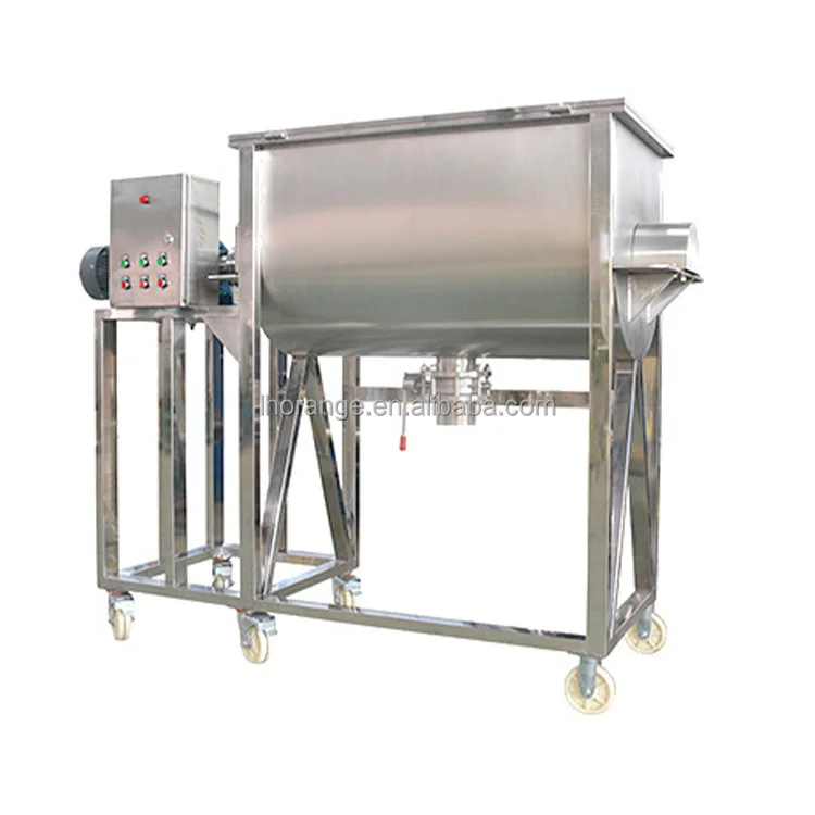 Stainless Steel 304 1000L Horizontal Double Ribbon Whey Powder Mixer Blender