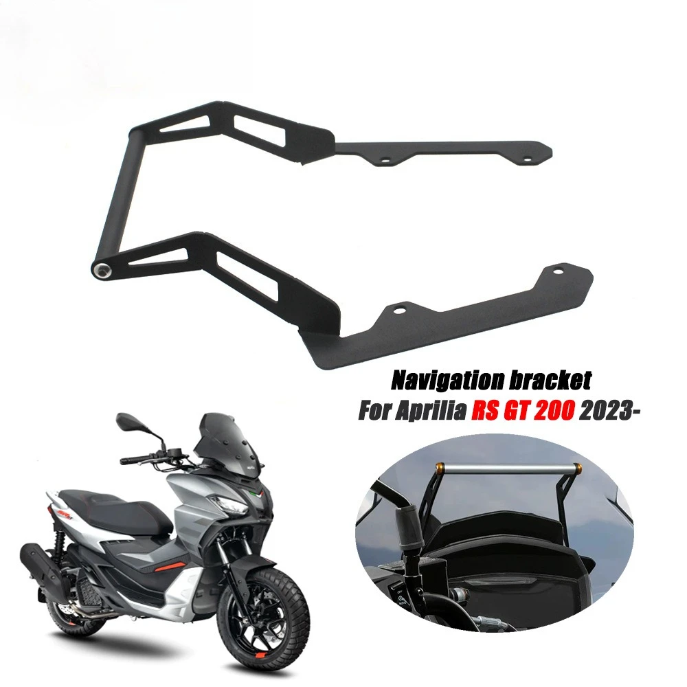 

For Aprilia sr gt200 SR GT200 GT 200 2022 2023 12mm/22mm Motorcycle Accessories GPS Navigation Bracket windshield Stand