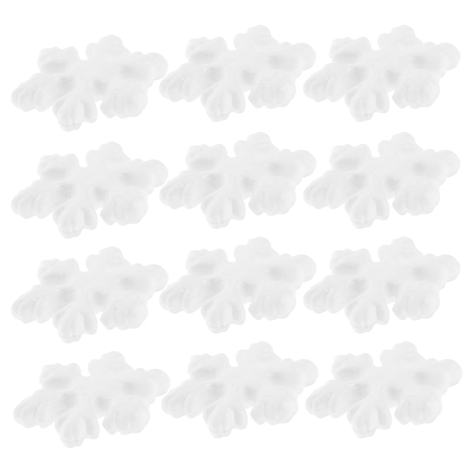 

50Pcs Snowflake Hanging Pendants Realistic Christmas Decoration for Indoor Outdoor Holiday Decorations Xmas Hanging Supplies