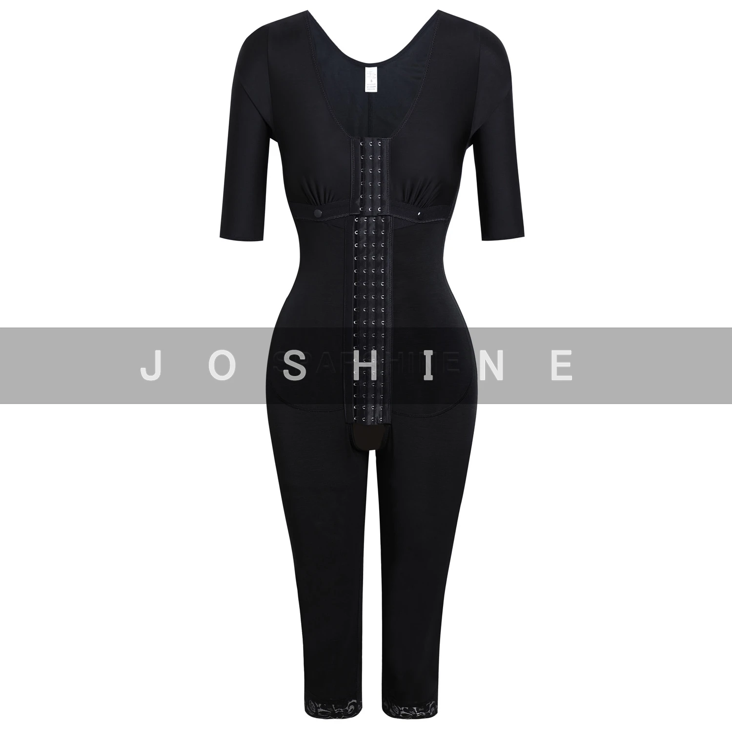 Fajas korset Colombia pengangkat bokong Shapewear wanita pengontrol perut pembentuk tubuh selubung depan pelangsing datar