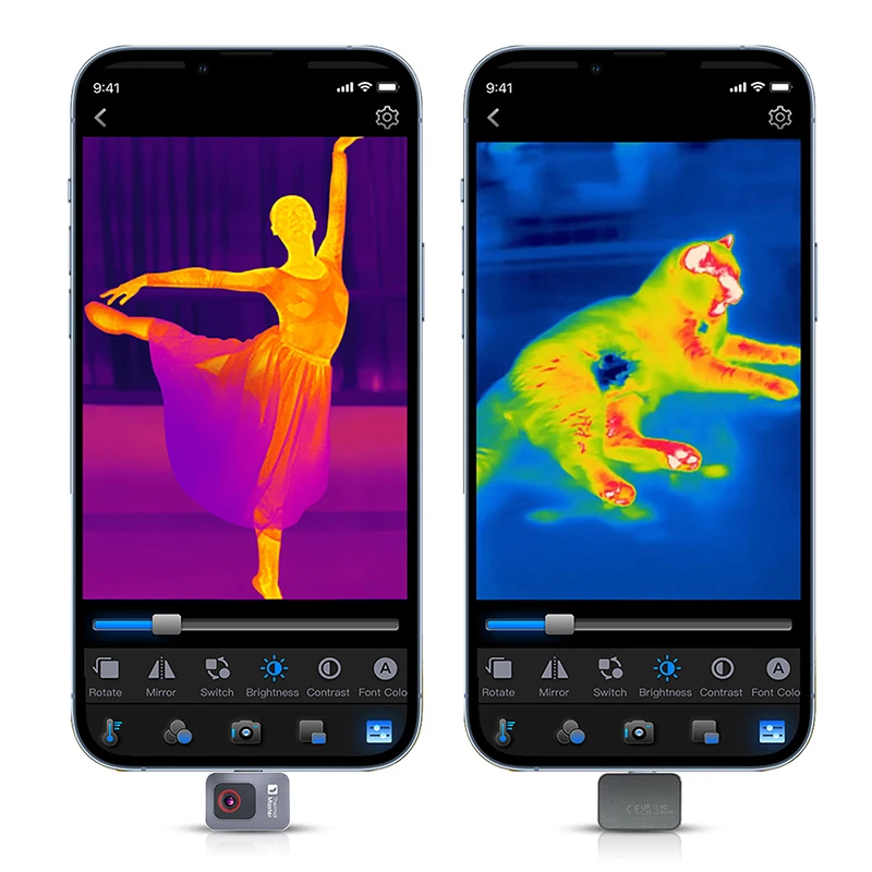 -20℃ to 600℃ Thermal Imager Thermal Imaging Camera P2 Floor Heating HVAC Inspection and Repair