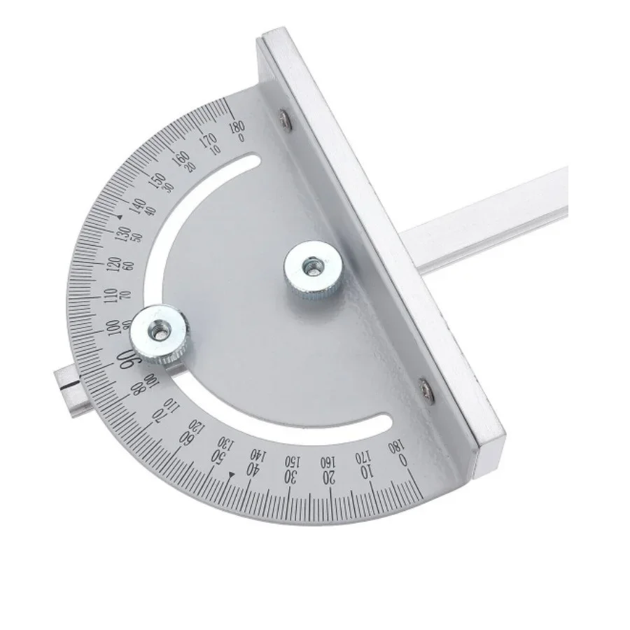 1pcs Mini Metal Table Saw Circular Router Miter Gauge DIY Woodworking Machines Angle Ruler 180mm/7.09\