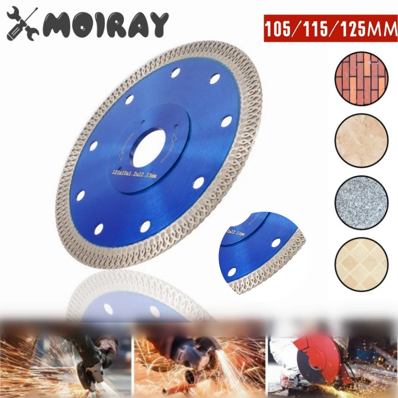 3 Sizes Turbo Diamond Saw Blade Disc Porcelain Tile Ceramic Granite Marble Cutting Blades For Angle Grinder Diamond Saw Blade