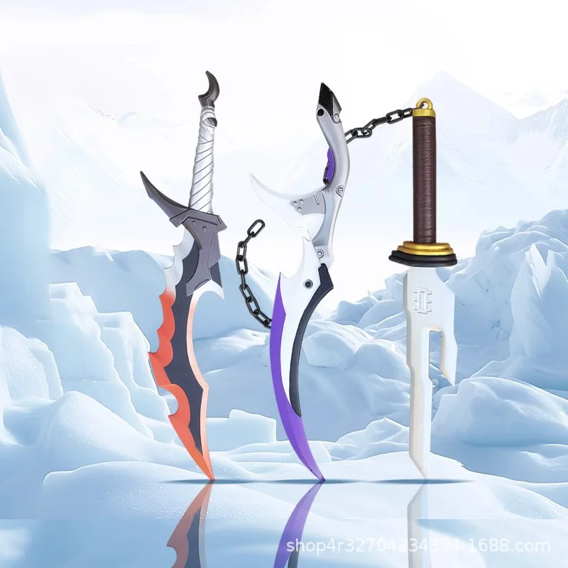 46cm Solo Leveling Anime Peripheral PU Role-playing Toy Sword Figure Knight Killer Safe Unedged Cos Weapon Model Gift for Friend