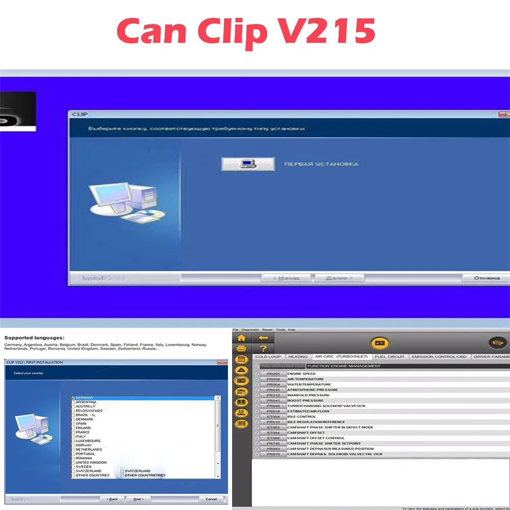 

Latest Software V212 For Renault Can Clip Diagnostic Interface+Reprog V191+Pin Extractor V2+Dialogys V4.72 Sent by email/U Disk