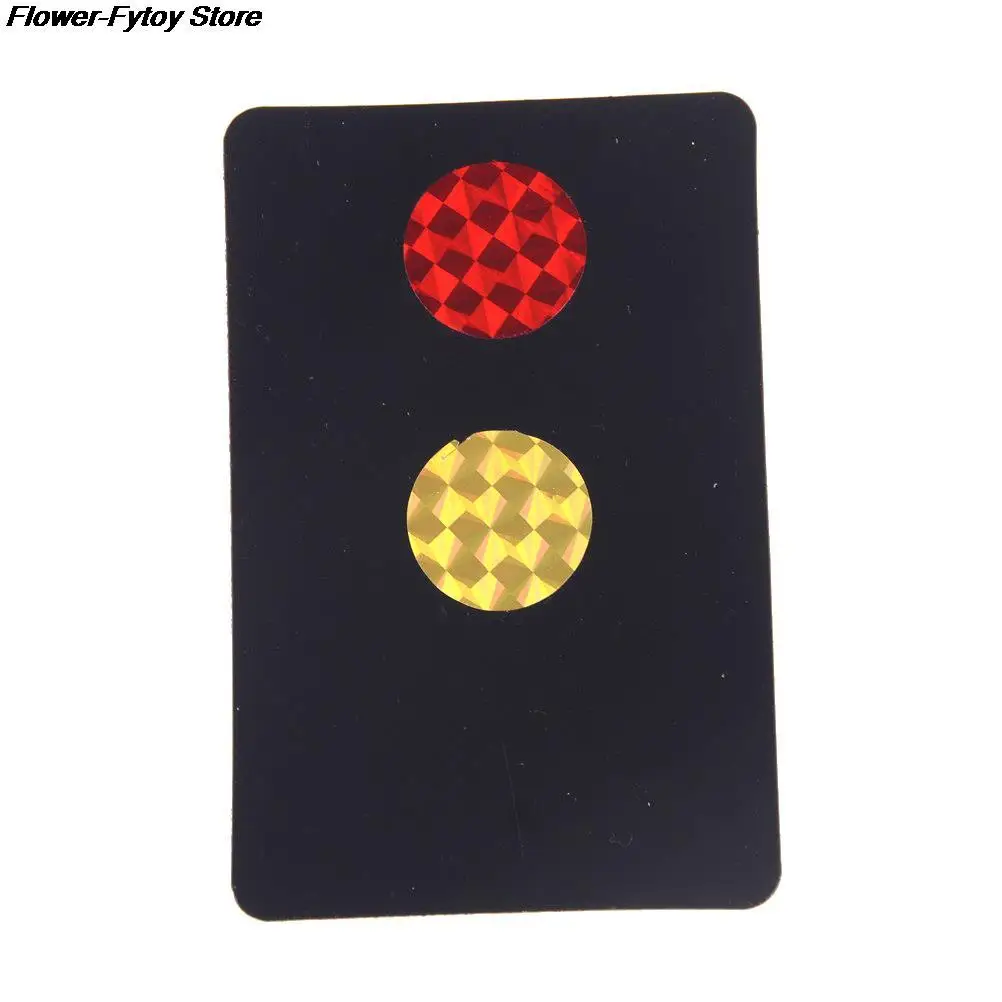 1Sets Magic Stop Light Cards Magic Tricks Traffic Light Dot Change Magia Close Up Illusion Accessories Gimmick Props Comedy