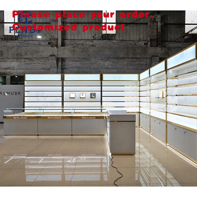 custom.Perfume Store Interior Design Full Project Solution with Custom Display Cabinets Glass Counters and Fixtures
