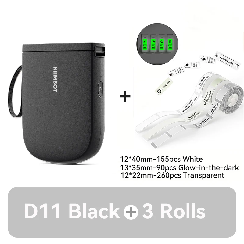 NIIMBOT D11 Nieuwe Versie Labelprinter Mini Draagbare 300 DPI Bluetooth Draadloze Label Maker Naamplaatje Keuken Sticker PrintingMaker