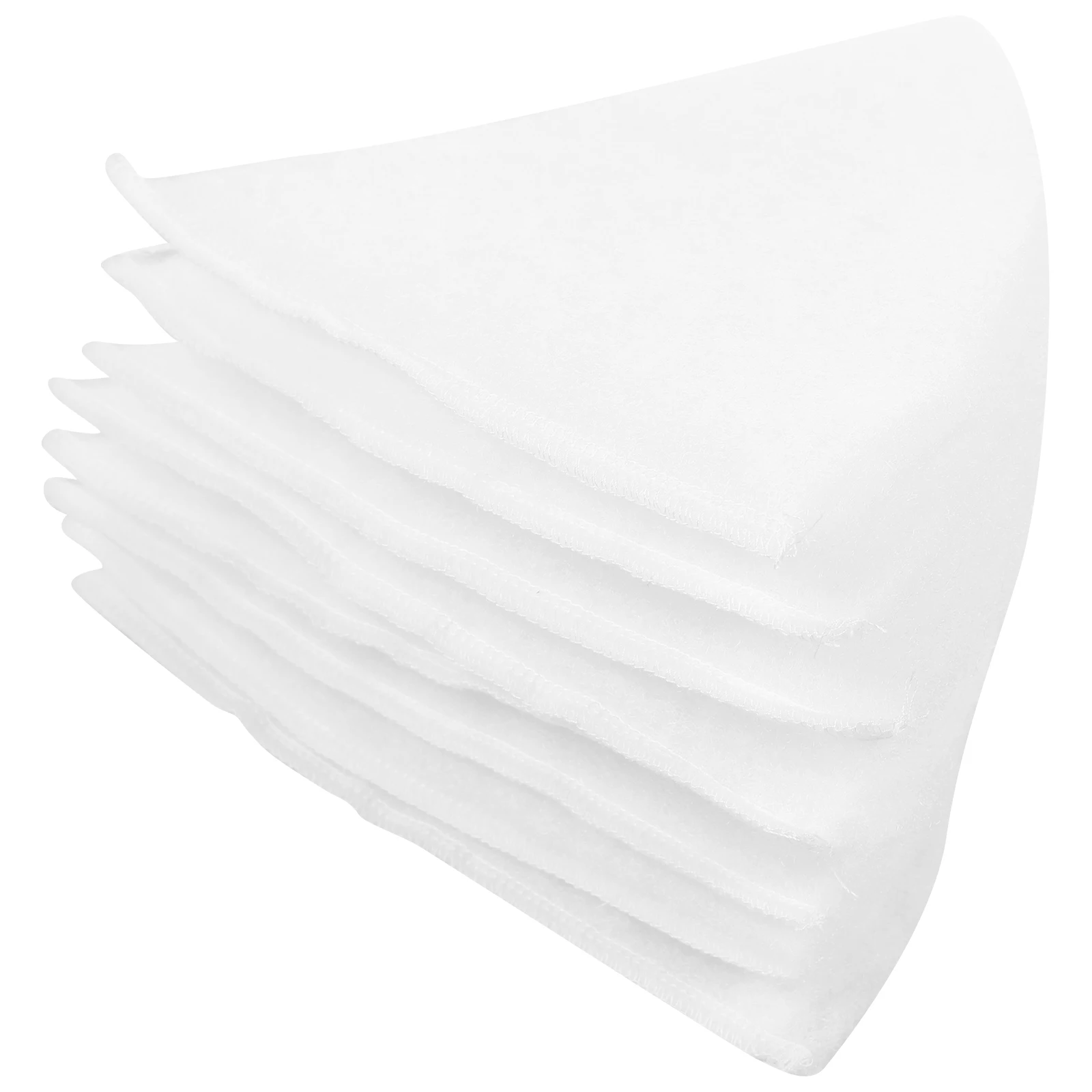 10 قطعة مجموعة صمامات العادم مرشح التهوية المخروطية القماش استبدال لمجفف الوبر الماسك العالمي صالح ورقة مرشح العادم