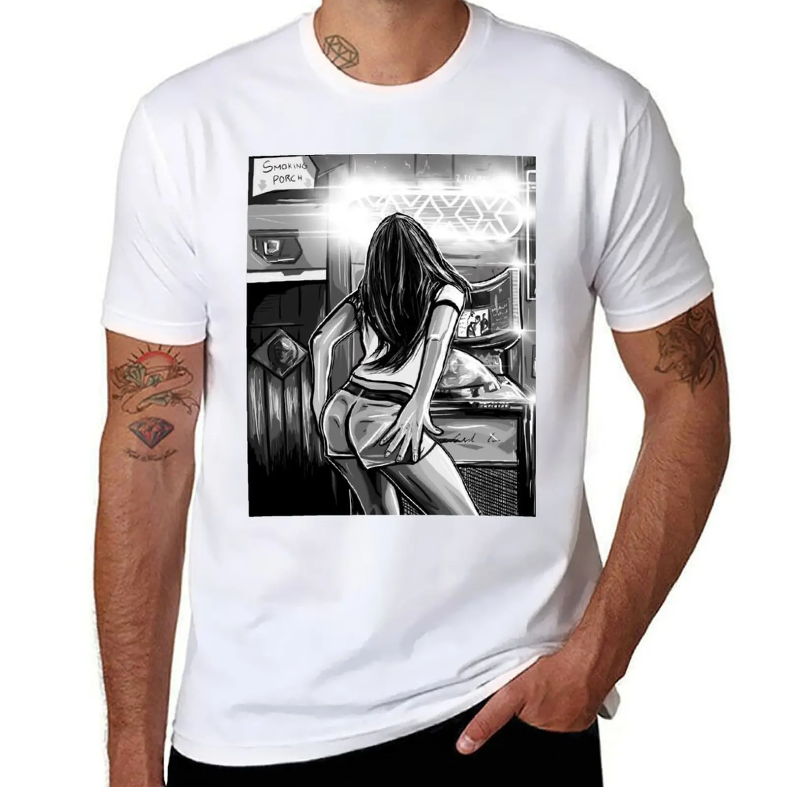 

Deathproof lap dance intro, digital rework T-Shirt printed t shirts for man cotton t shirts man 100% T-Shirt