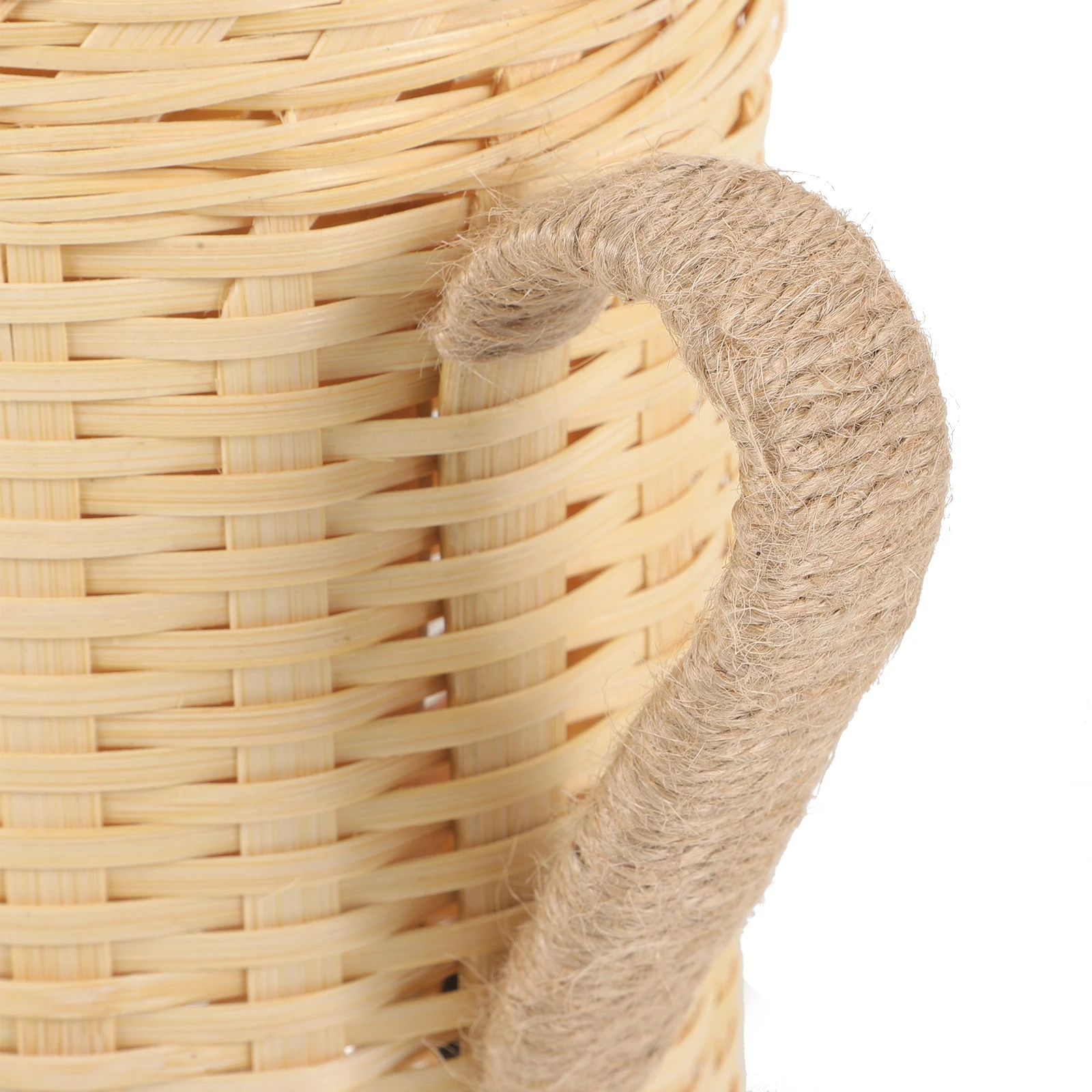 

Hot Water Kettle Bamboo Thermal Bottles Jug Insulation Keep Warm Insulated Pot for Drinks Yellow Office