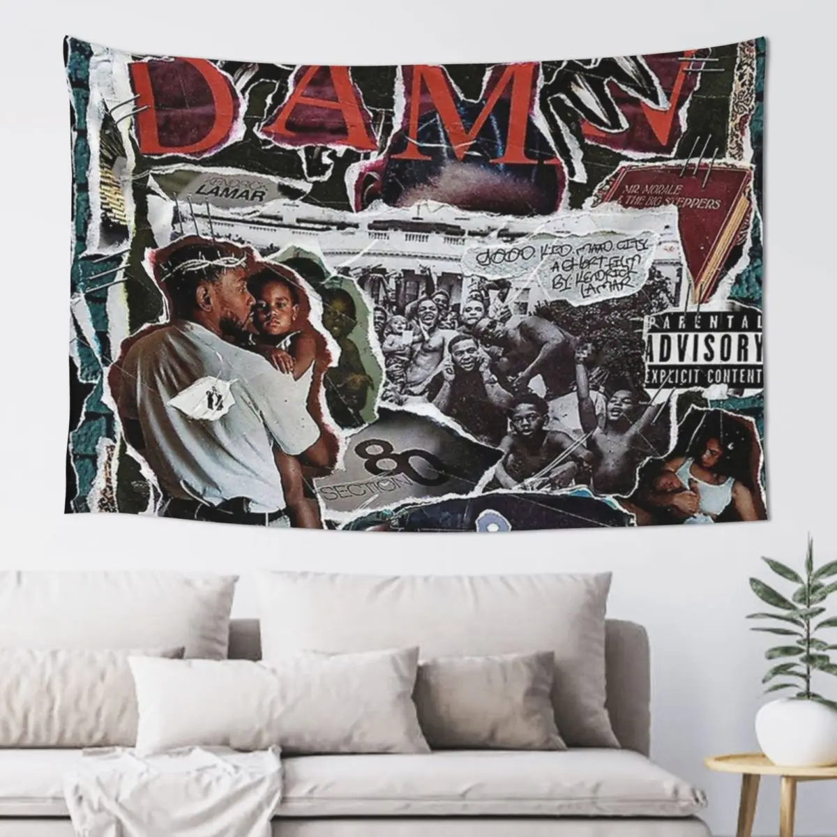 

The Damn Collage Album Tapestry Bedroom Decor Aesthetic Wallpaper Tapestry