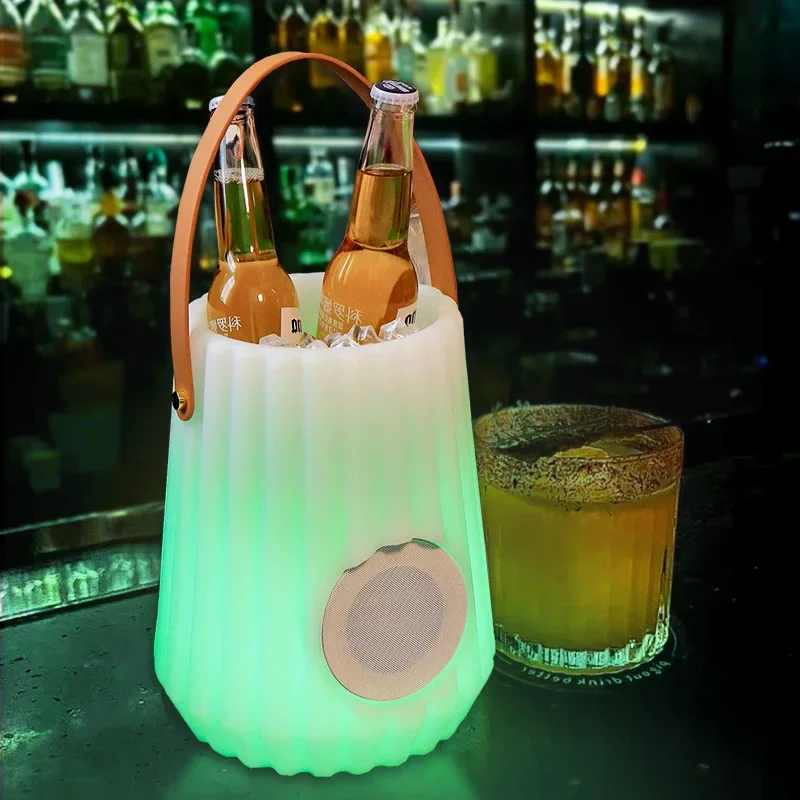 Wireless handheld speaker lamp multifunctional remote control ice bucket handheld lamp