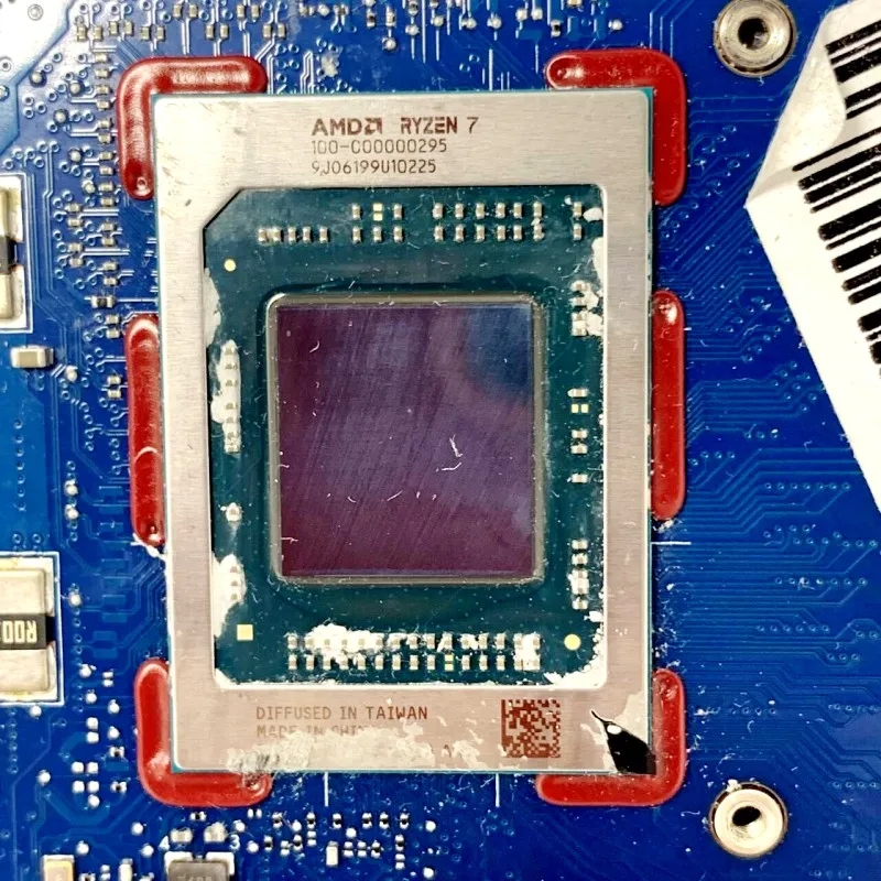 Imagem -03 - Placa-mãe Portátil 215130000026 com Ryzen 5800h Cpu Mainboard de Alta Qualidade para hp Omen 16-c 100 Completo Testado Bem Dag3kqmbad0