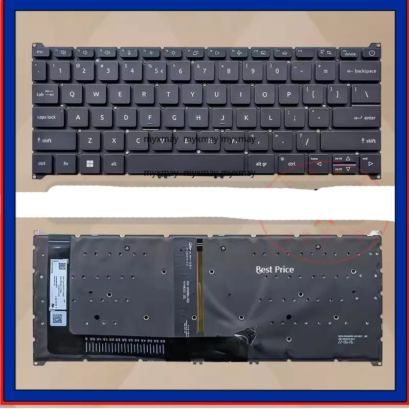 

Клавиатура для ноутбука Acer ASPIRE 5 A514-55G-57Q3 A514-55A 514-55-37VX N22C5 S40-54-5389