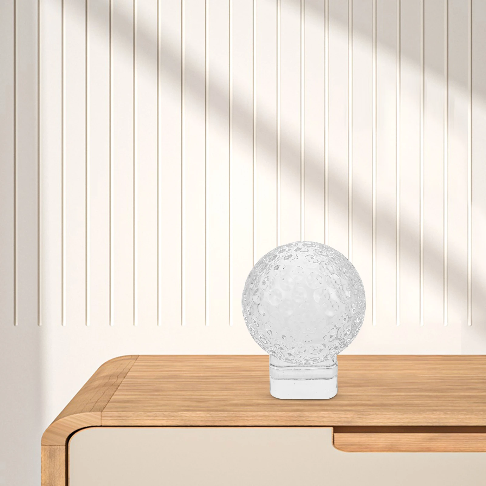 

Подставка для мяча для гольфа, прозрачная хрустальная сфера, держатель для дисплея, декор для домашнего офиса, настольный подарок для любителей гольфа