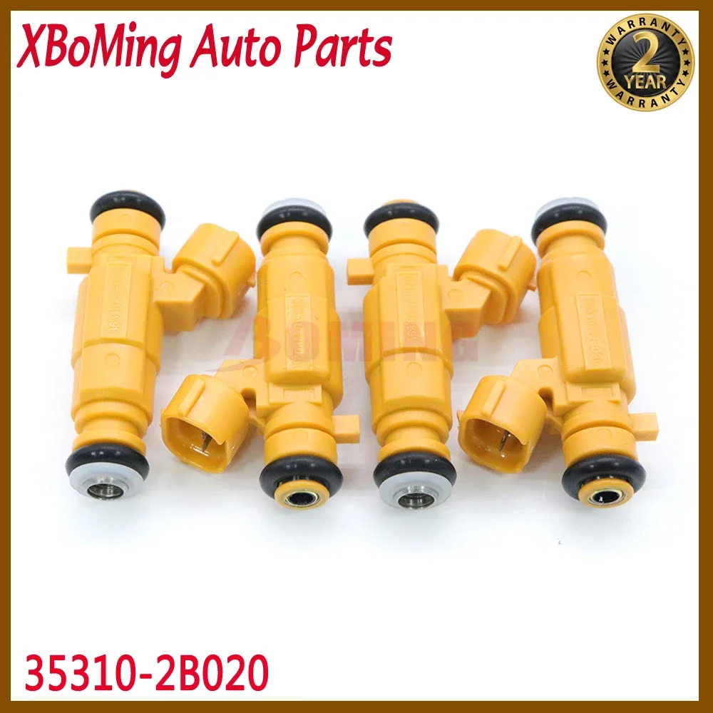 

4 шт./лот, автомобильная топливная форсунка 35310-2B020, подходит для Hyundai i20 i30 Kia Rio Venga Cerato 1,4 1,6 G4FG 9260930074 35310 2B020