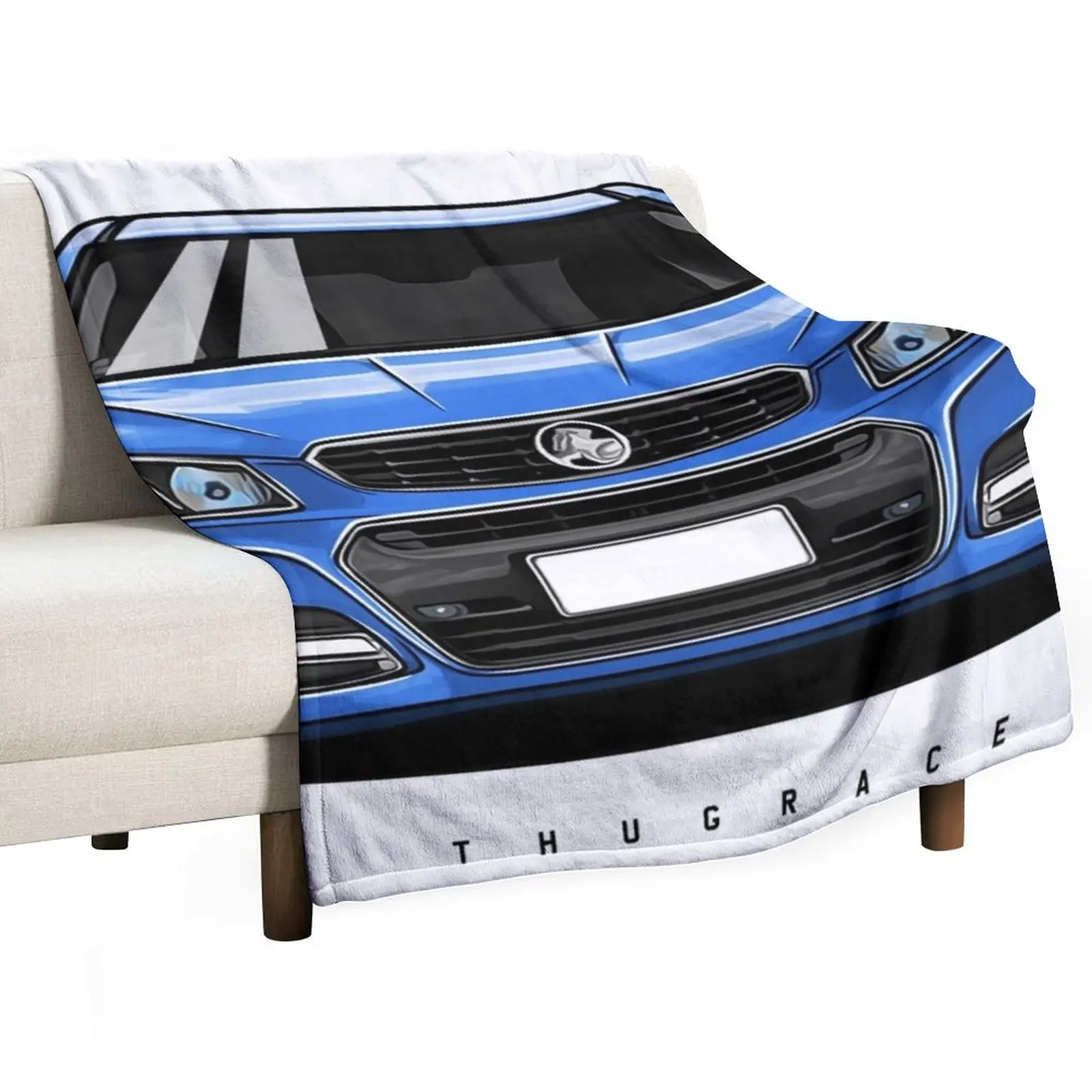 

holden commodore ss car art Throw Blanket bed plaid Luxury Thicken Plaid on the sofa Flannels Blankets