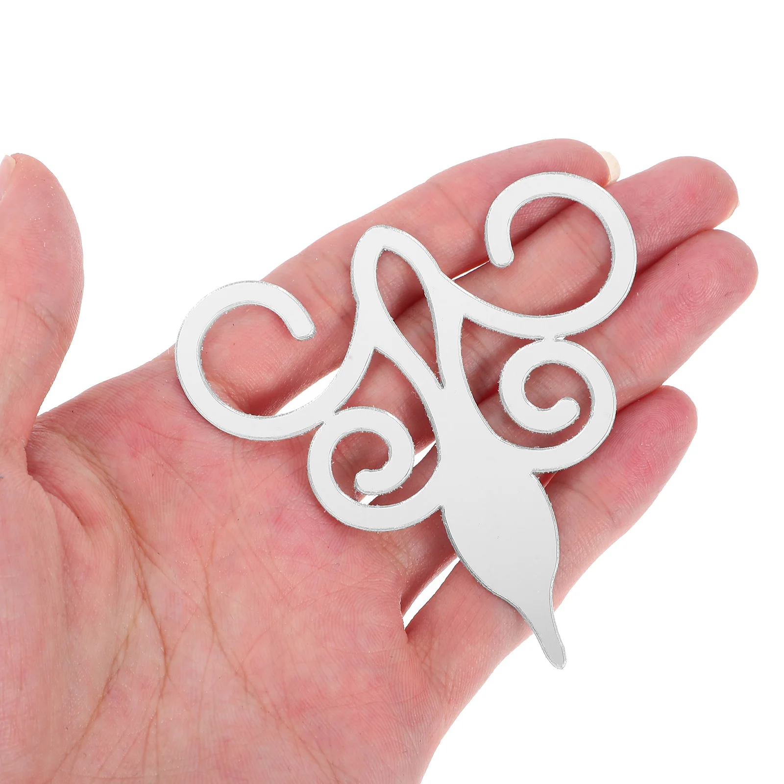 

10Pcs Decorative Ceiling Strips Elegant Mirror Design Acrylic Adhesive Stickers for Walls Ceilings Bedrooms Homes Offices