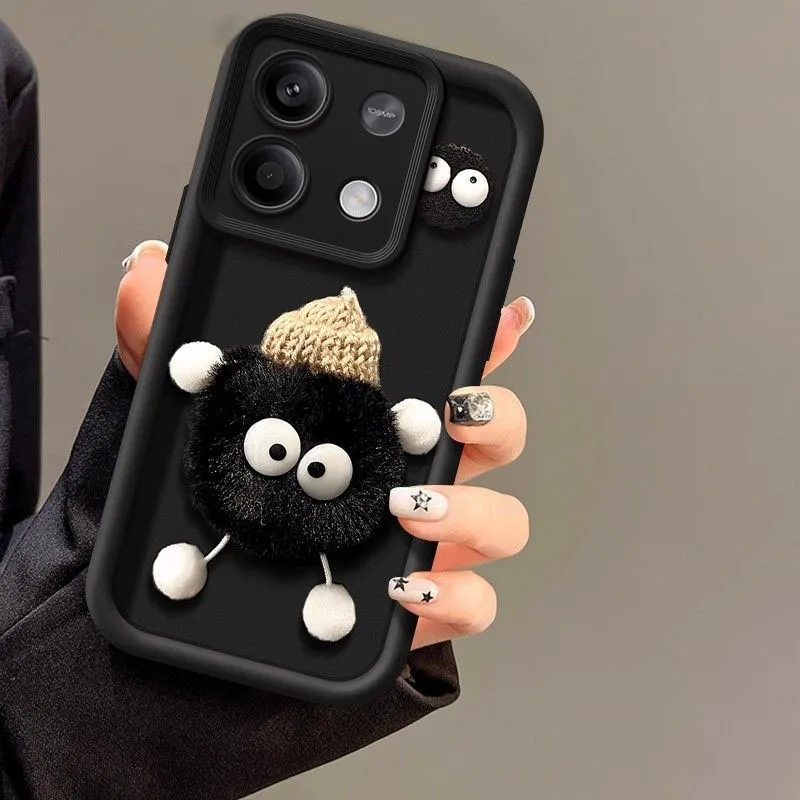 Xiaomi Redmi Note 13 Pro 4G 케이스 Redmi Note 13 전화 케이스 Redmi Note 13 Pro + 5G 3D 플러시 연탄 액체 실리콘 커버