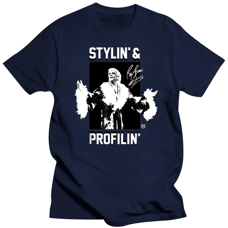 2019 Fashion Men T shirt Ric Flair Stylin  Profilin T shirt