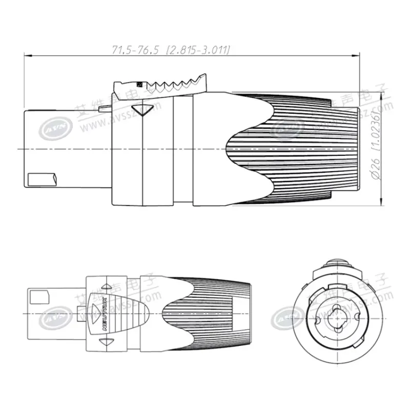 1 Uds Yongsheng Y-CS4F-AG conector de altavoz de cuatro núcleos Ohm XLR conector de Audio accesorios HIFI para fiebre